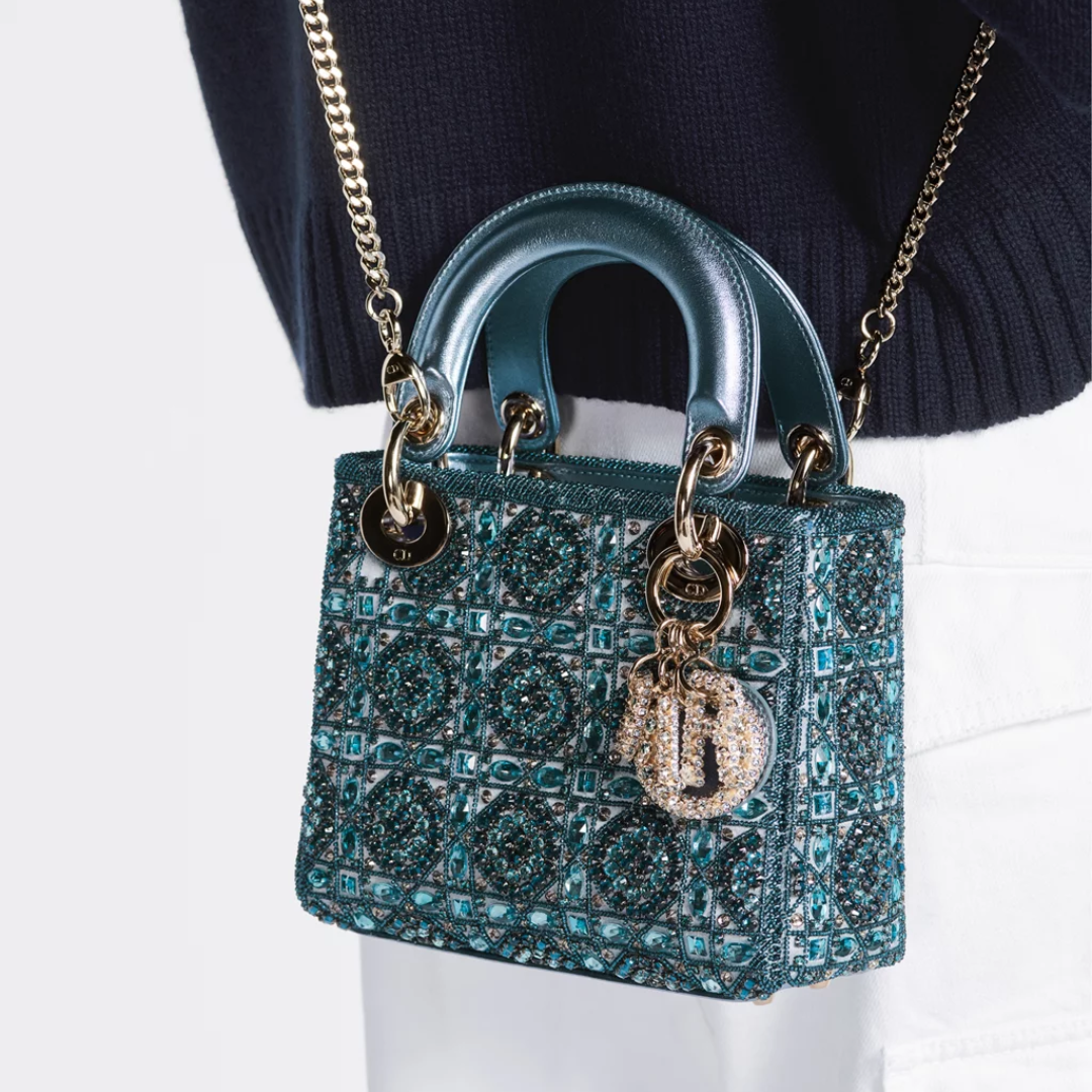 LADY DIOR MINI PERLEN
