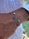 OCEAN CLOVER BRACELET | Silver