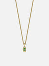 GREEN GEMSTONE CHAIN | 18K Gold