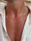 FIGARO CHAIN 3MM | 18K Gold