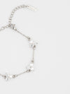 WHITE CLOVER BRACELET | Silver