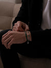 GREEN UNITY BRACELET | Silver