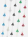 GREEN CLOVER BRACELET | Silver