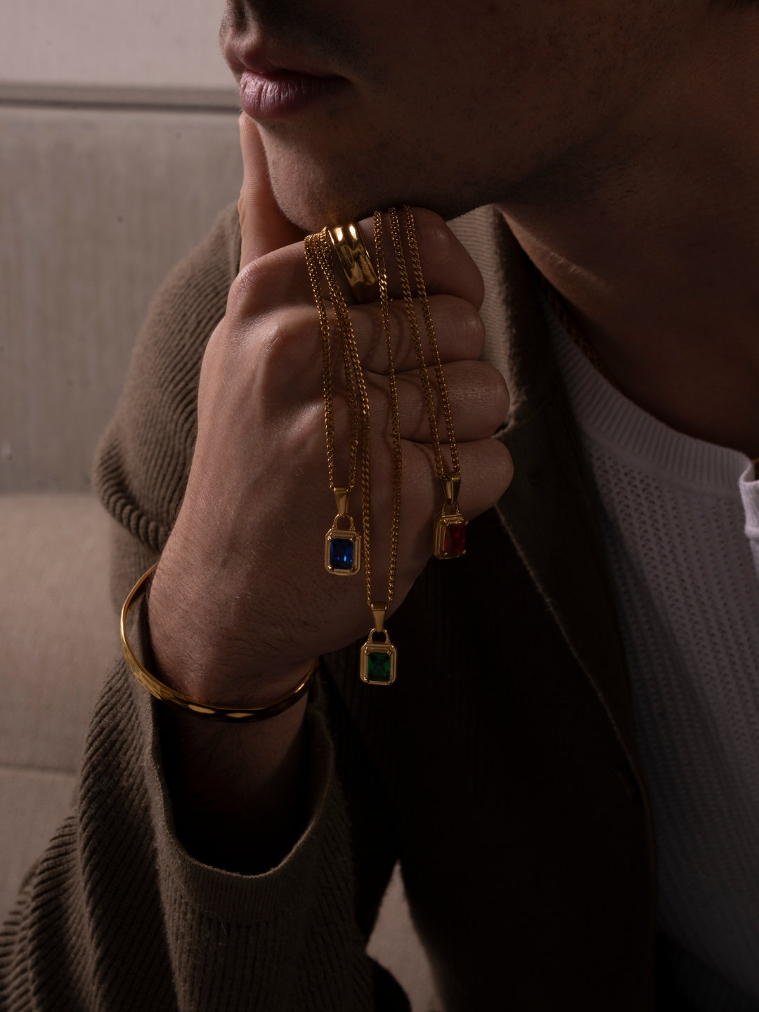 OCEAN GEMSTONE CHAIN | 18K Gold